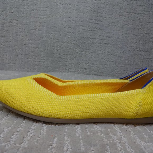 Rothy's The Point Retired Sunshine Flats Slip On Shoes Women's Size 8-10 US - Picture 3 of 11